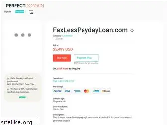 faxlesspaydayloan.com