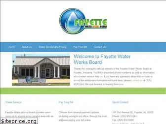 fayettewaterworks.com