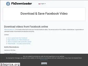 fbdownloader.pro