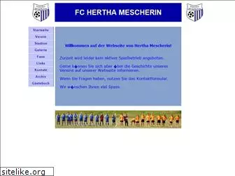 fc-hertha-mescherin.de