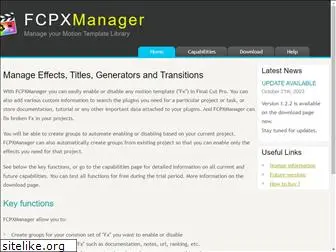 fcpxmanager.com