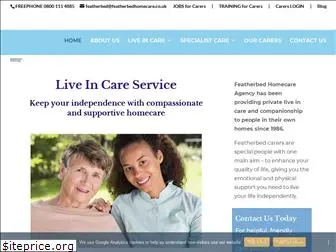 featherbedhomecare.co.uk