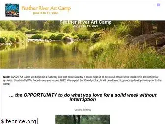 featherriverartcamp.com