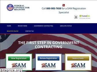 federalcontractorregistry.com