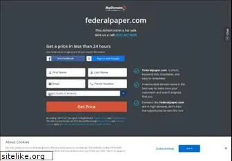 federalpaper.com