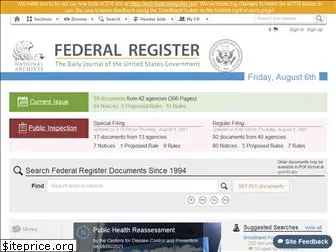 federalregister.gov