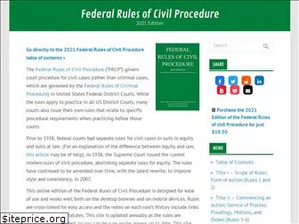 federalrulesofcivilprocedure.org