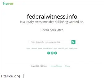 federalwitness.info