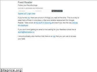 feedreader.co