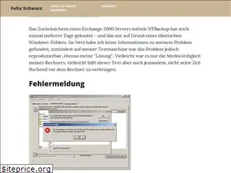 felix-schwarz.name