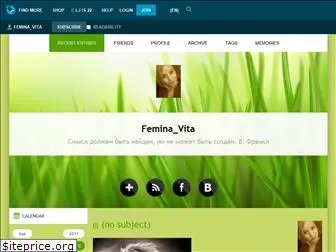 www.femina-vita.livejournal.com