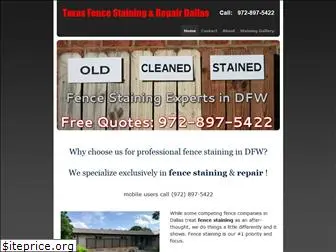 fencestainingdallastx.com