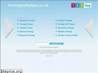 fencingandhedges.co.uk