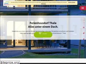 ferienhausdorf-thale.de