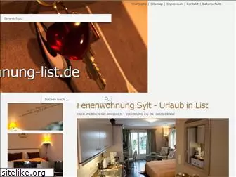 ferienwohnung-list.de