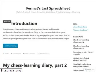 fermatslastspreadsheet.com