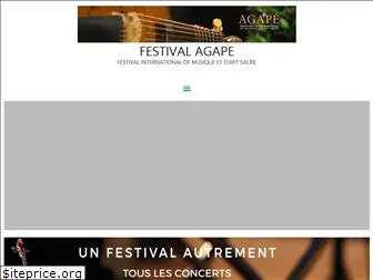 festivalagape.org