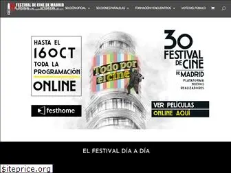 festivalcinemadrid.es