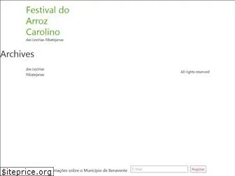 festivaldoarrozcarolino.pt