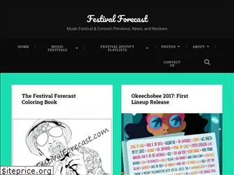 festivalforecast.com