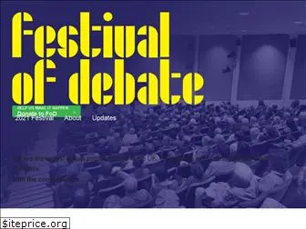 festivalofdebate.com