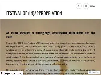 festivalofinappropriation.com