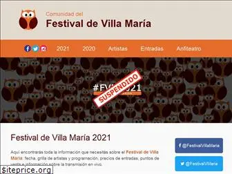 festivalvillamaria.com