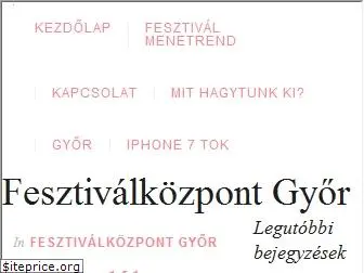 fesztivalkozpontgyor.hu