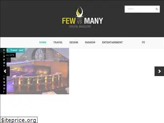 fewvsmany.com