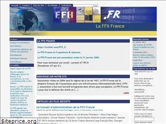 www.ffii.fr website price