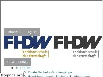 fhdw.de