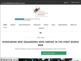 fieldsofremembrance.org.nz