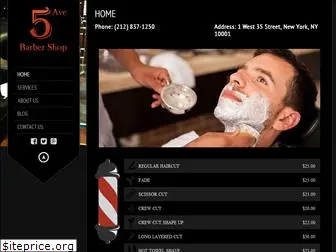 fifthavebarbershop.com