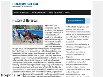 fihb-horseball.org