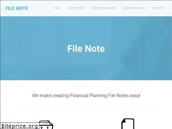 filenote.com.au