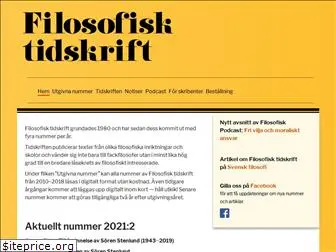 filosofisktidskrift.se