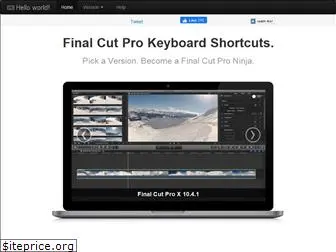 finalcutprokeyboardshortcuts.com