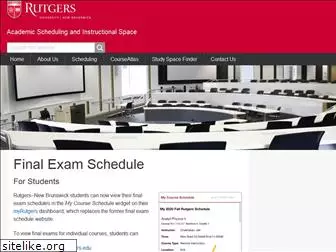 finalexams.rutgers.edu