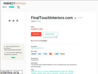 finaltouchinteriors.com