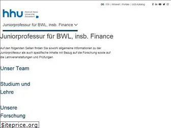 finance.hhu.de