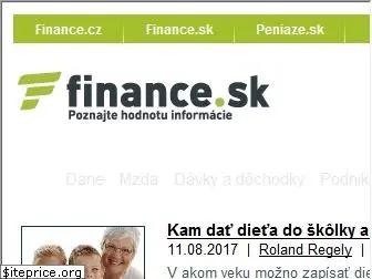 finance.sk