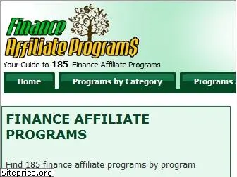 financeaffiliateprograms.com