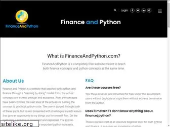 financeandpython.com