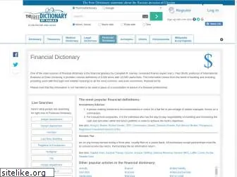 financial-dictionary.thefreedictionary.com