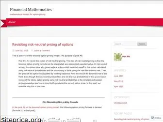 financialmathmodels.wordpress.com