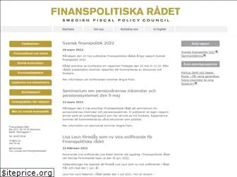 finanspolitiskaradet.se