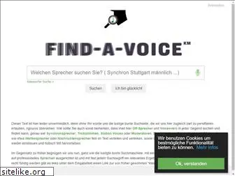 find-a-voice.de