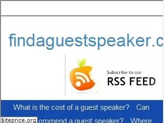 findaguestspeaker.com