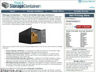 findastoragecontainer.com