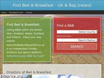 findbedandbreakfast.co.uk